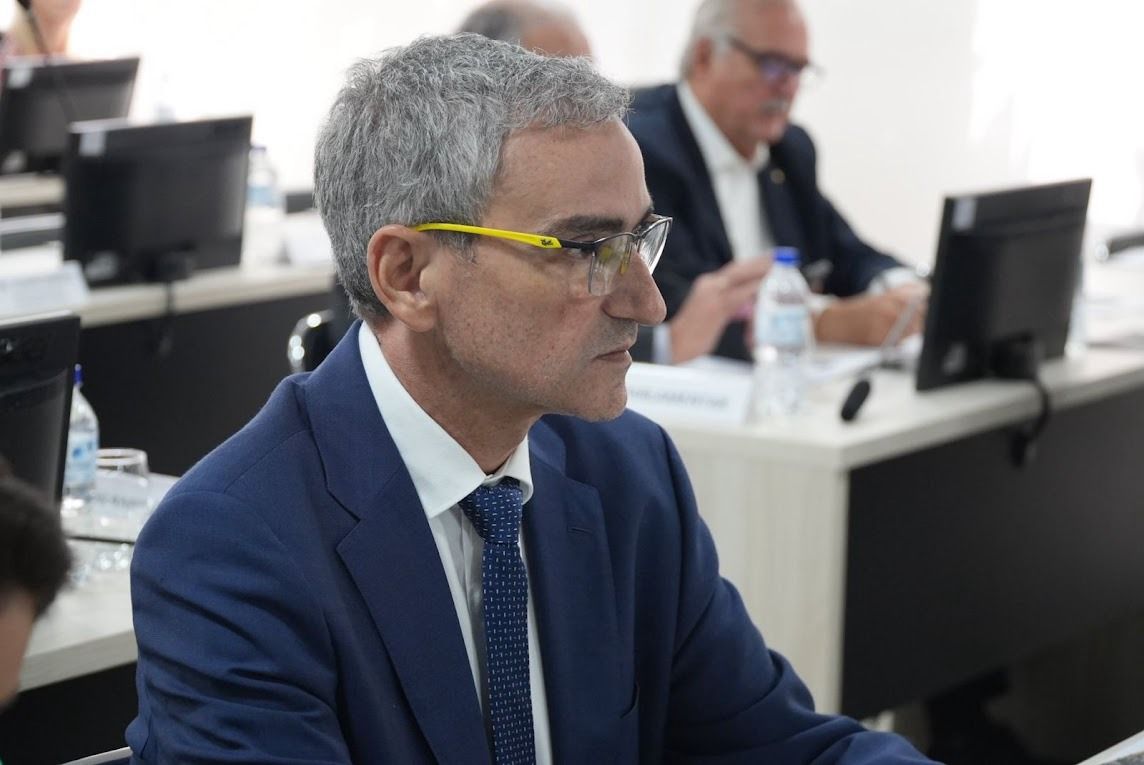 Deputado Hercílio Coelho Diniz (MDB/MG) durante audiência na Câmara dos Deputados