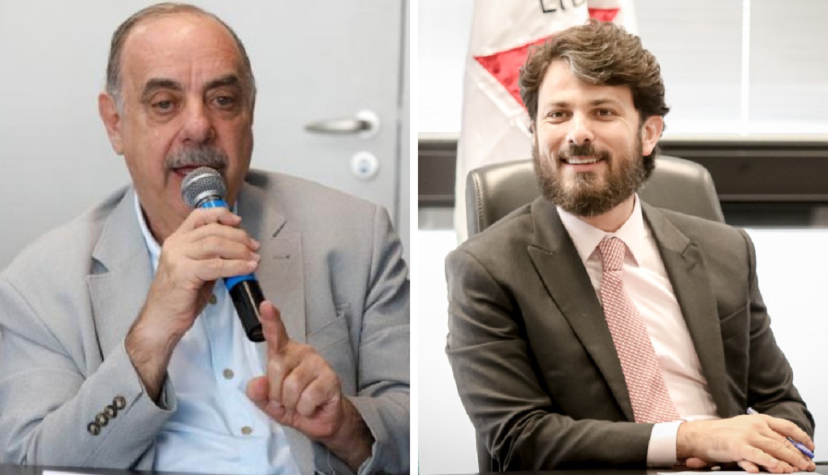 Montagem do Prefeito de Belo Horizonte, Fuad Noman (PSD), e do secretário da Casa Civil de Minas Gerais, Marcelo Aro (PP)