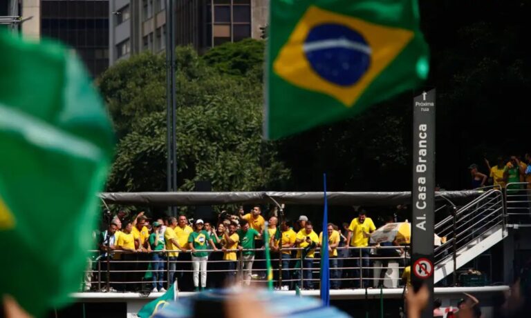 Bolsonaro promoveu ato público em São Paulo no fim de semana passado.
