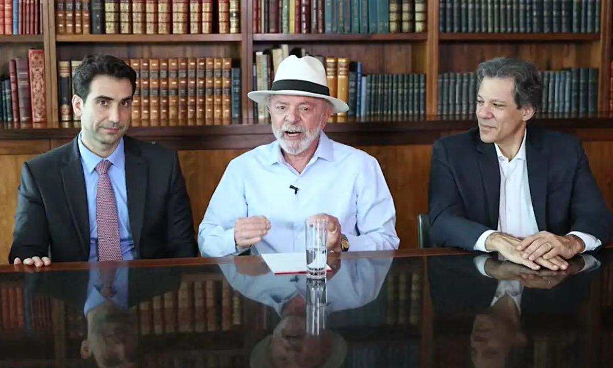 Gabriel Galipolo, Lula e Fernando Haddad