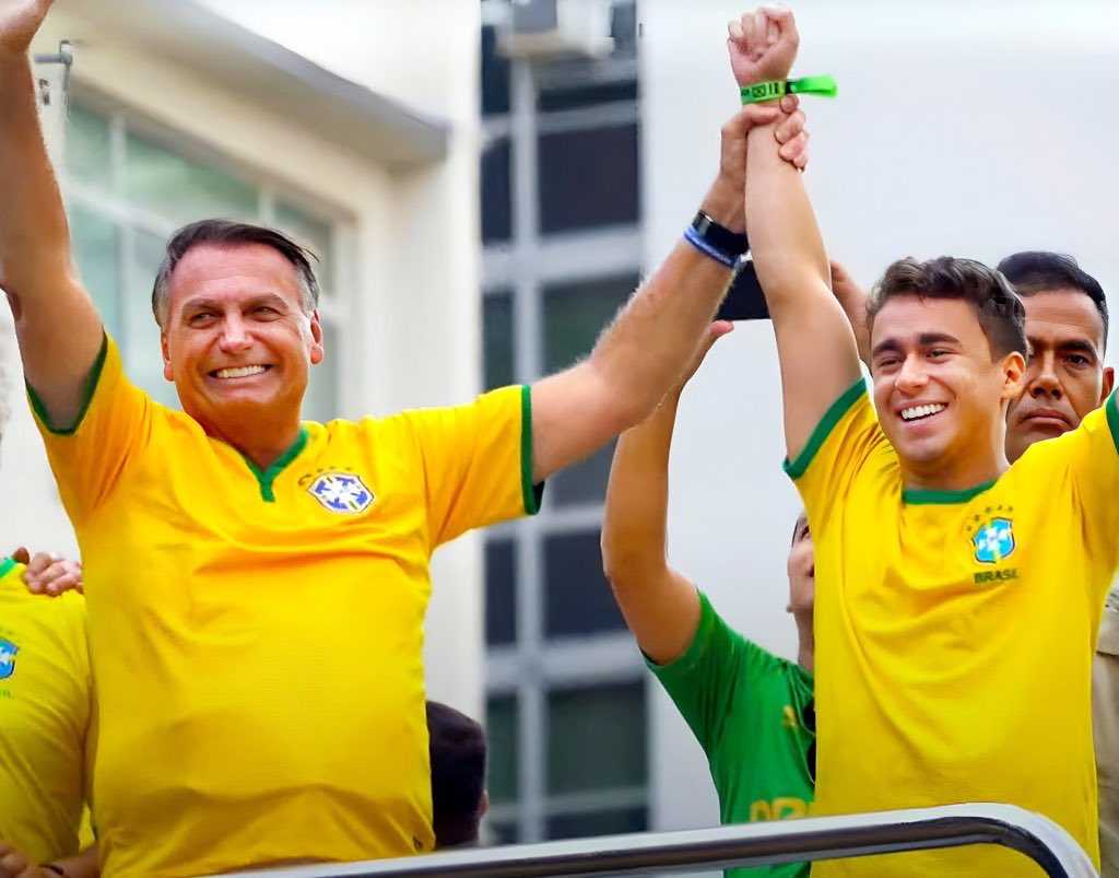 Bolsonaro e Nikolas
