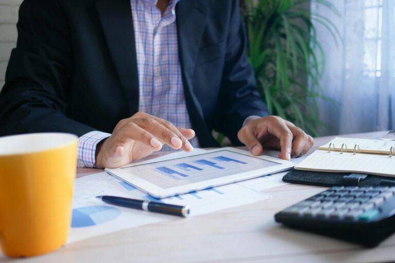 Empresário, contabilidade, finanças