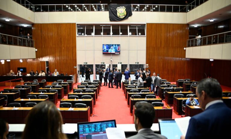 O plenário da Assembleia