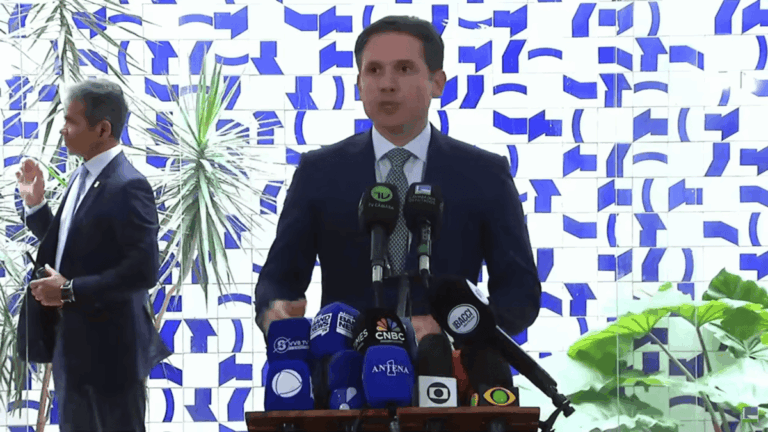 Hugo Motta no Salão Verde
