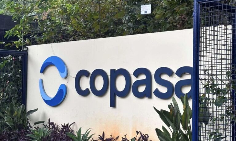 Fachada da Copasa em Belo Horizonte